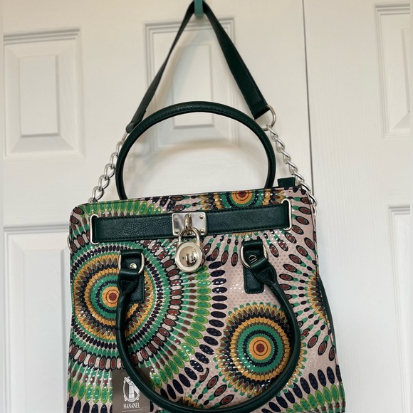 Hananel purse retro satchel multi color vibrant - Picture 14 of 16